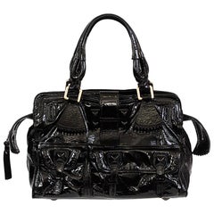 CHLOE black patent leather ELVIRE Shoulder Bag