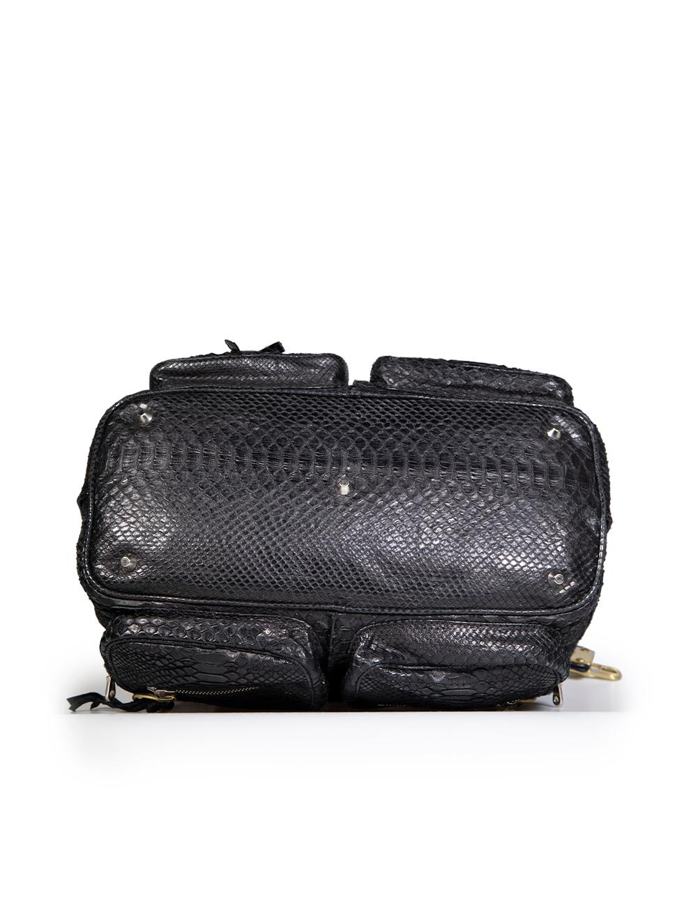Women's Chloé Black Python Large Betty Shoulder Bag