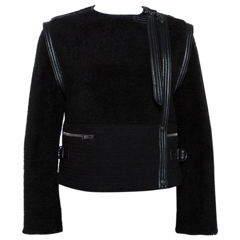 Chloe' Navy Silk Satin Jacket For Sale at 1stDibs | navy silk jacket