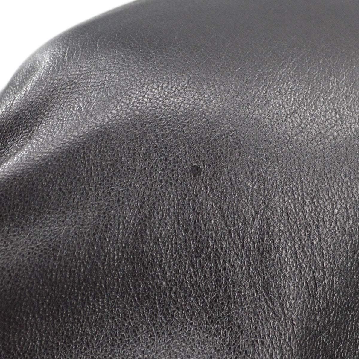 CHLOE Schwarzes zweireihiges, mittleres Mantel-Jackenkleid aus Schafsleder  im Angebot 1