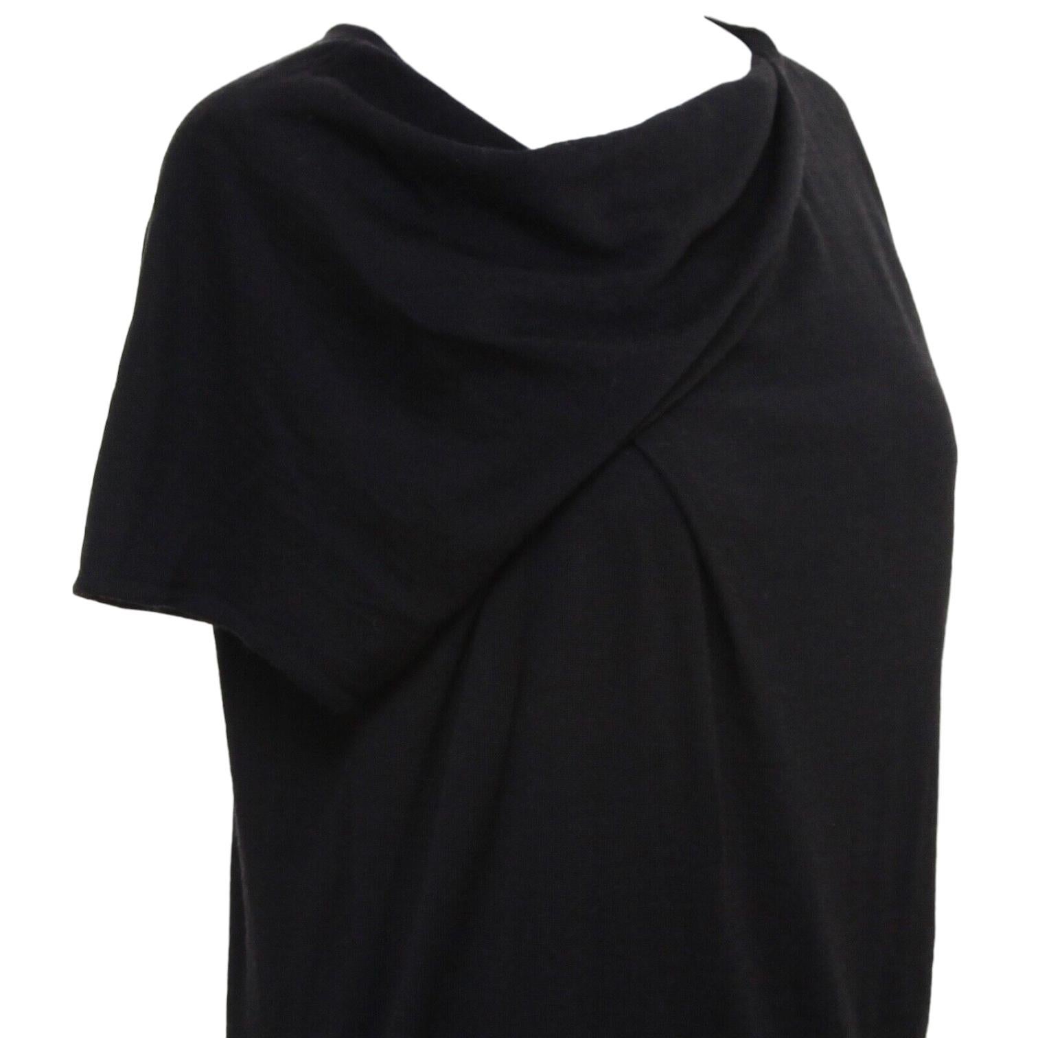 CHLOE Negro Suéter de punto de manga corta Top Lana Cachemira Sz XS en Excelente estado para la venta en Hollywood, FL