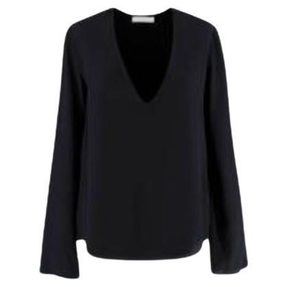 Chloe Nude Crepe Swing Blouse For Sale at 1stDibs