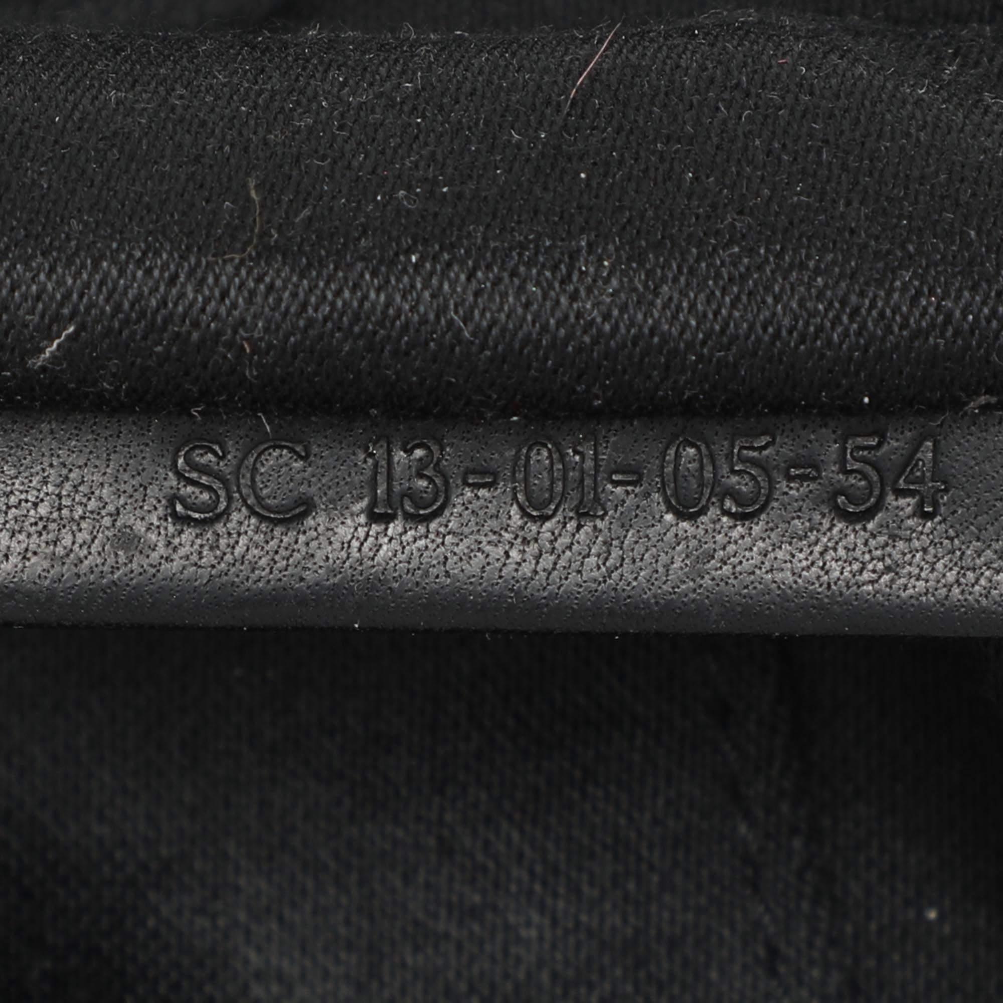 Chloe Black Suede Embellished Clutch 4
