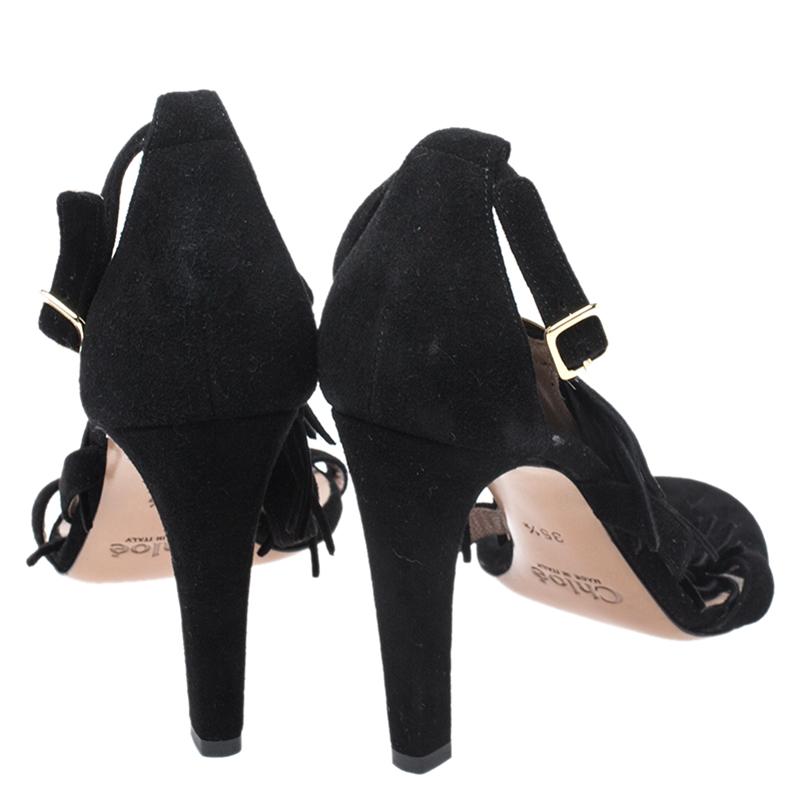 chloe fringe sandals