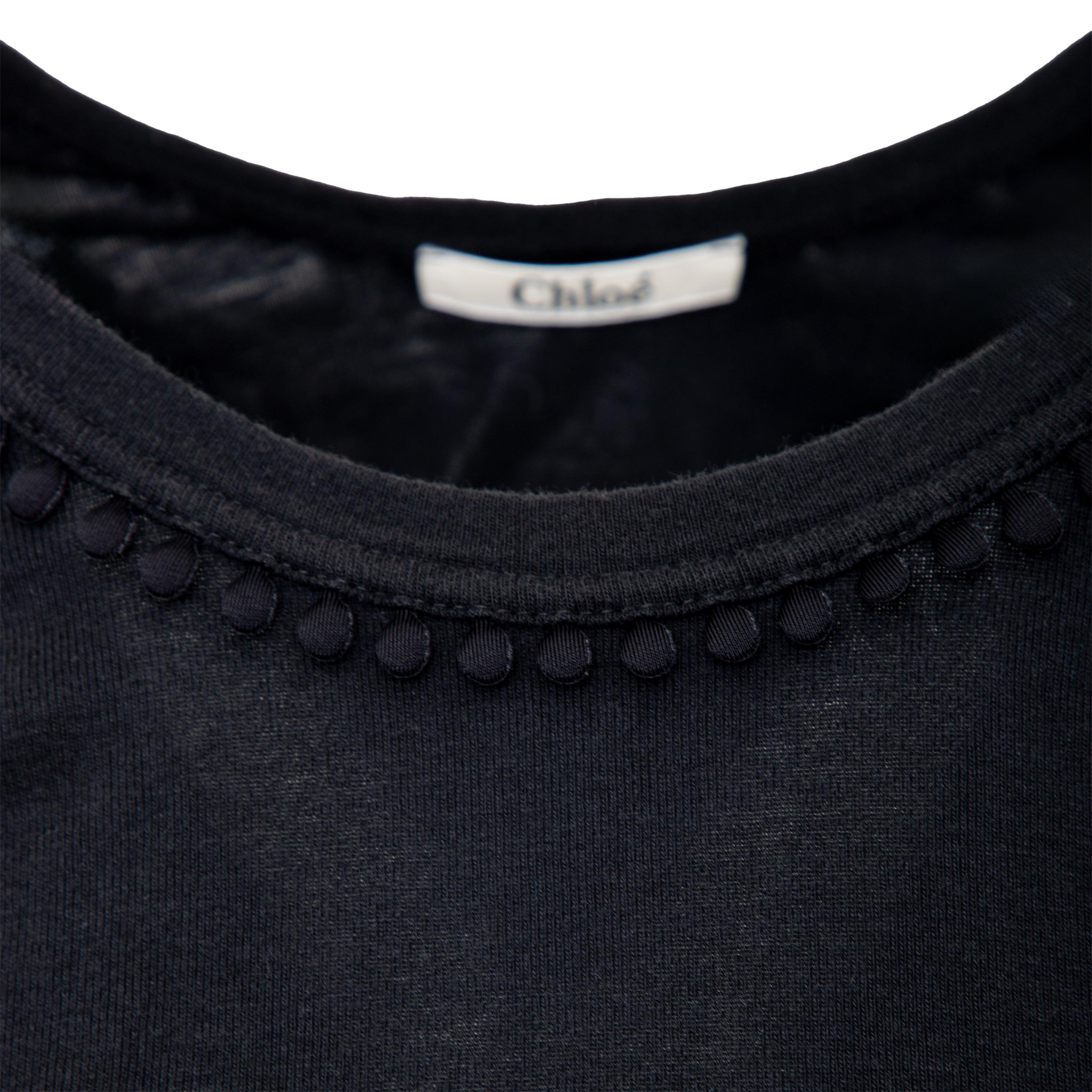 Chloé Schwarzes Oberteil - '00s im Zustand „Gut“ im Angebot in Milano, IT