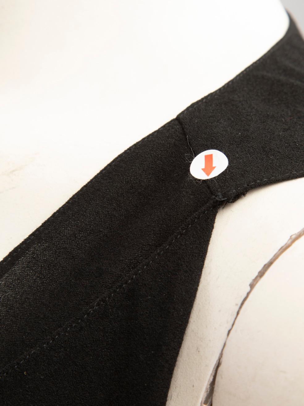 Chloé Black Wool Sleeveless Mini Dress Size M For Sale 1