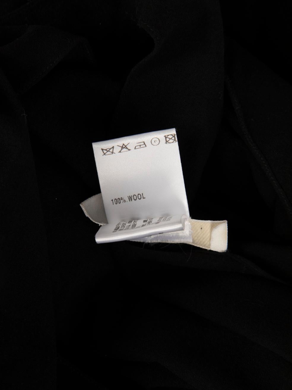 Chloé Black Wool Sleeveless Mini Dress Size M For Sale 3