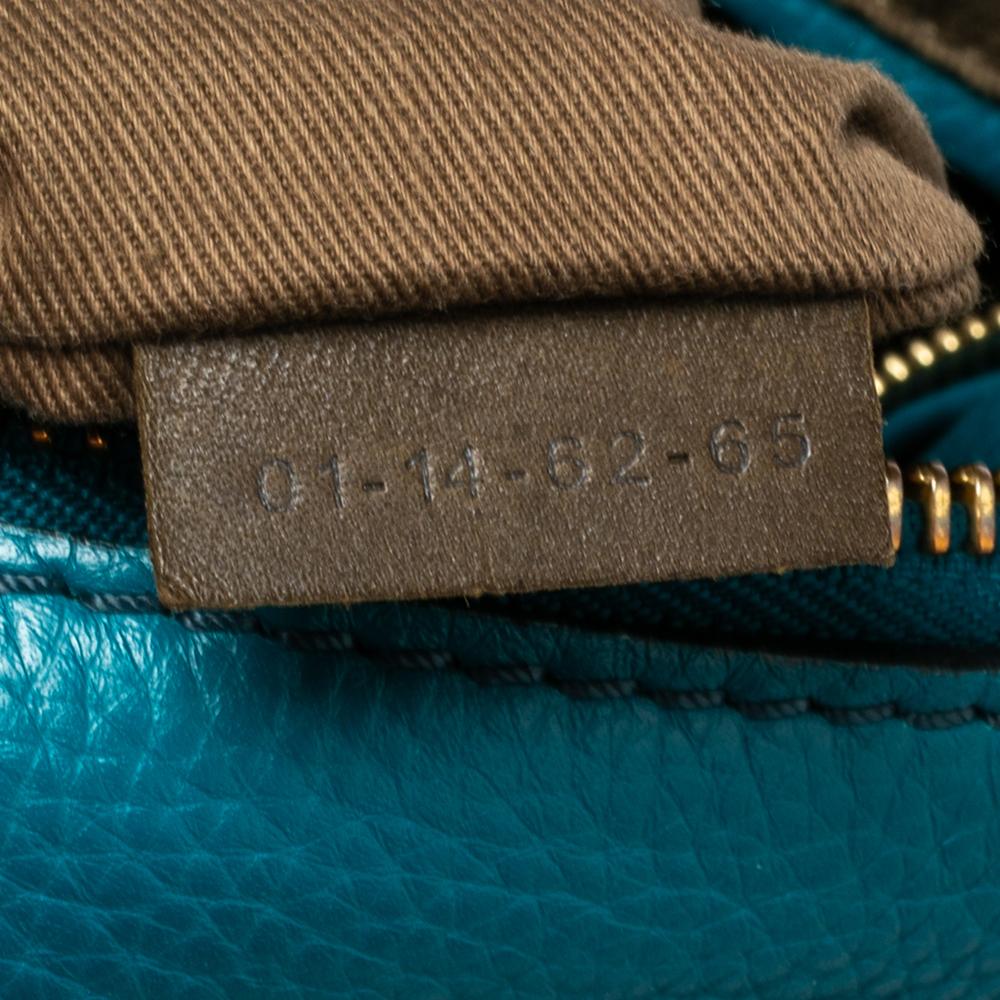 Chloe Blue Leather Medium Marcie Shoulder Bag 8