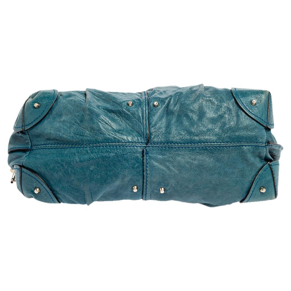 Chloe Blue Leather Paddington Satchel 1
