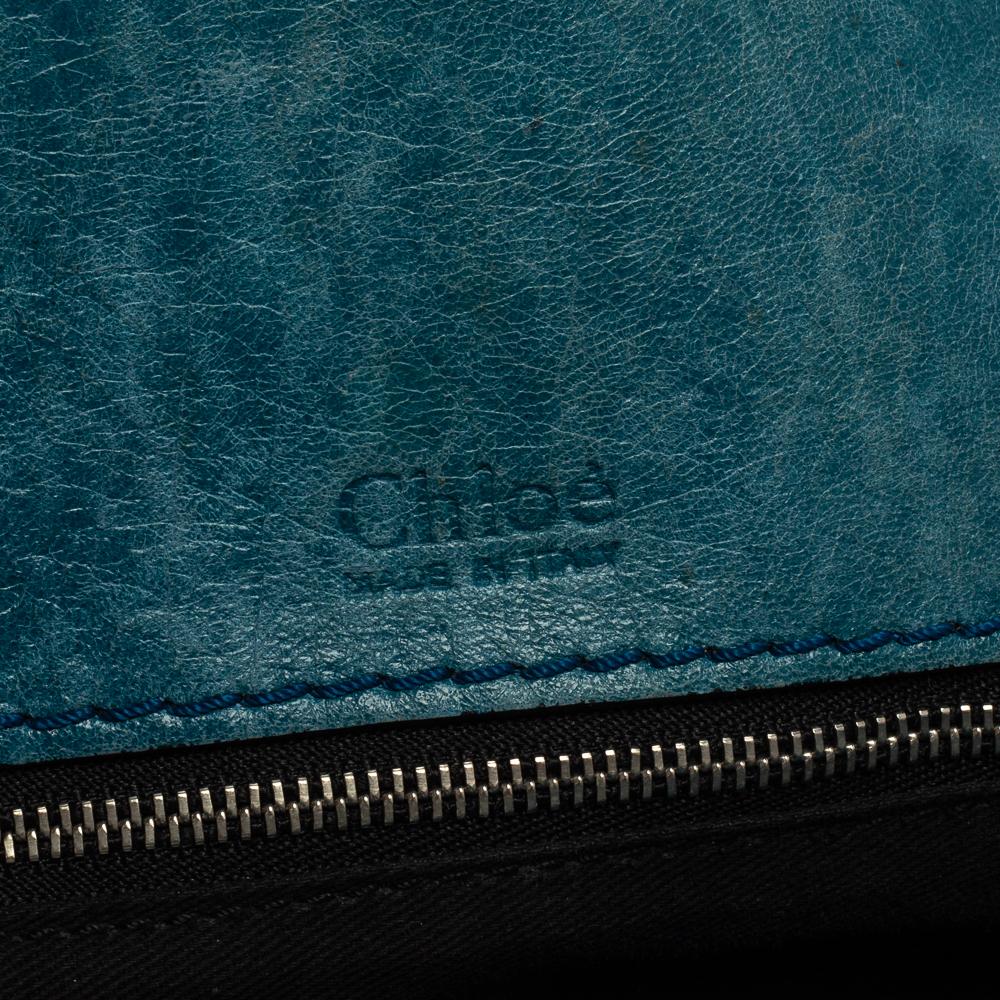 Chloe Blue Leather Paddington Satchel 2