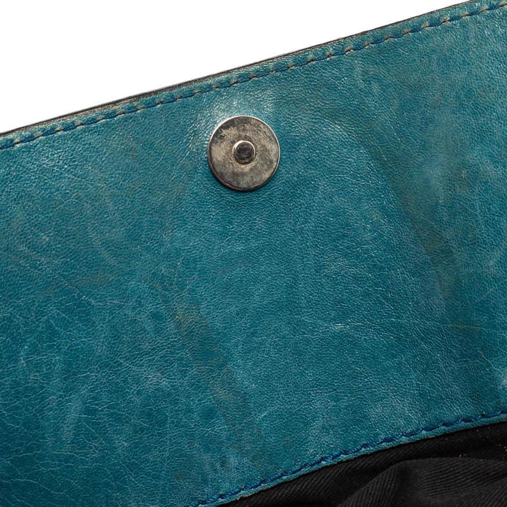 Chloe Blue Leather Paddington Satchel 4