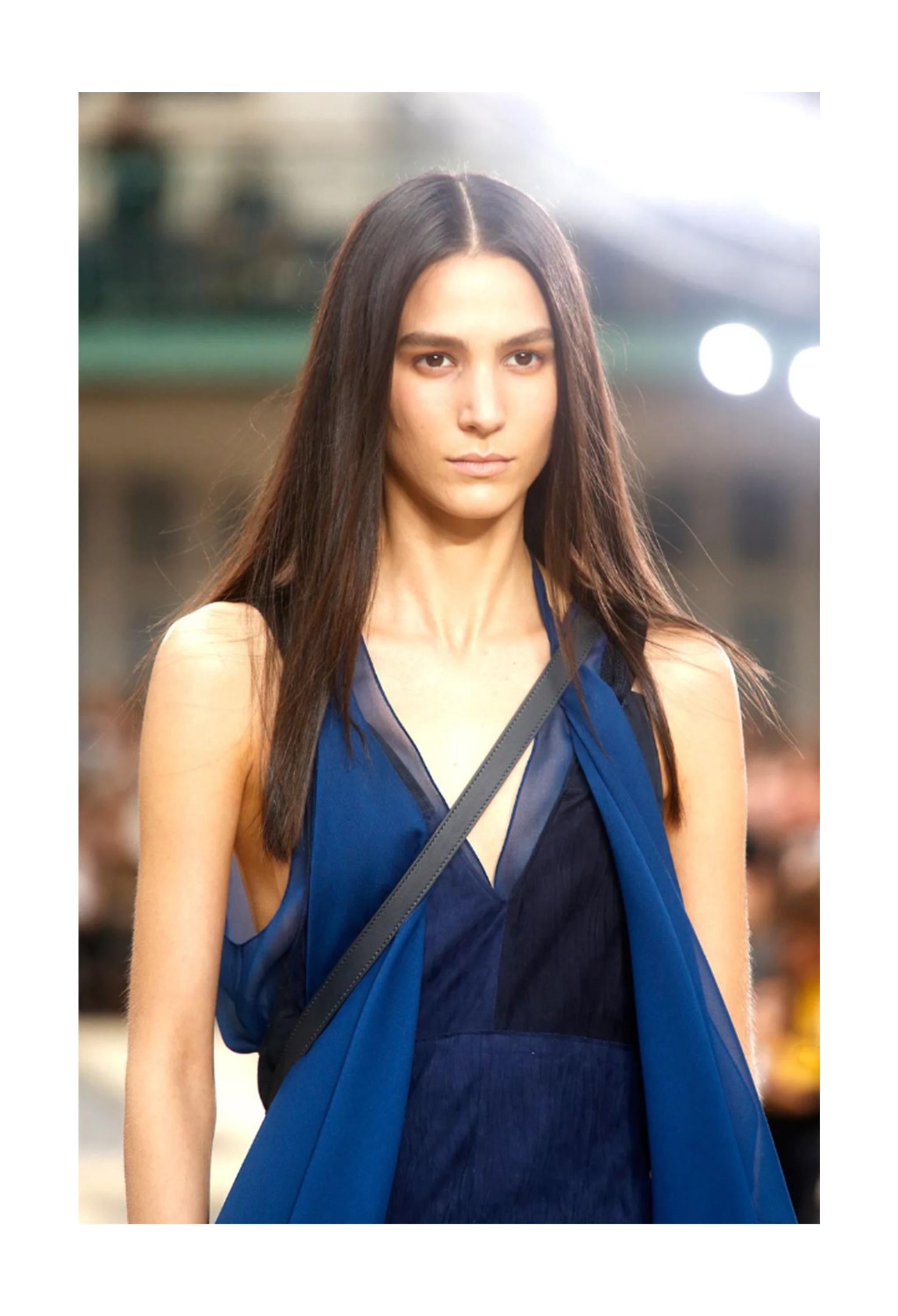 Tuta Chloe in camoscio blu e lino 2014 In condizioni buone in vendita a Los Angeles, CA