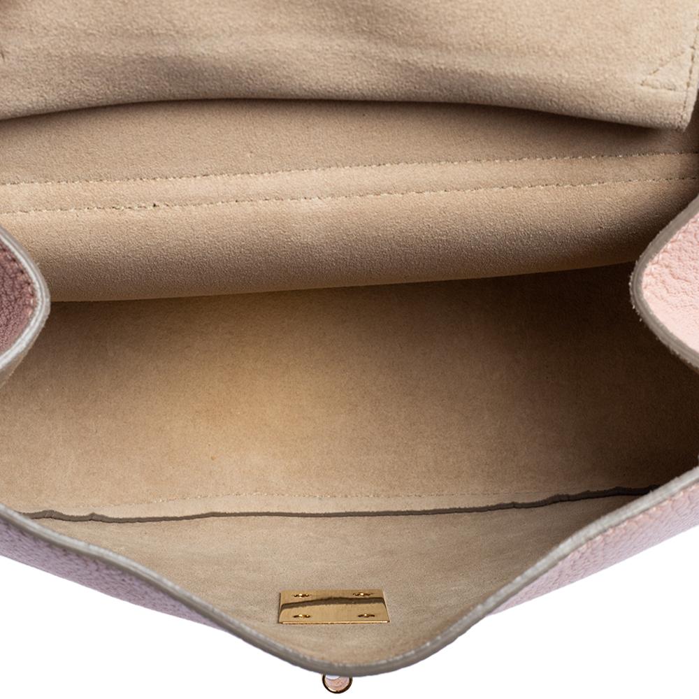 Chloe Blush Pink Leather Medium Drew Shoulder Bag 1