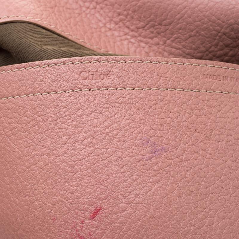 Chloe Blush Pink Leather Medium Marcie Crossbody Bag 2