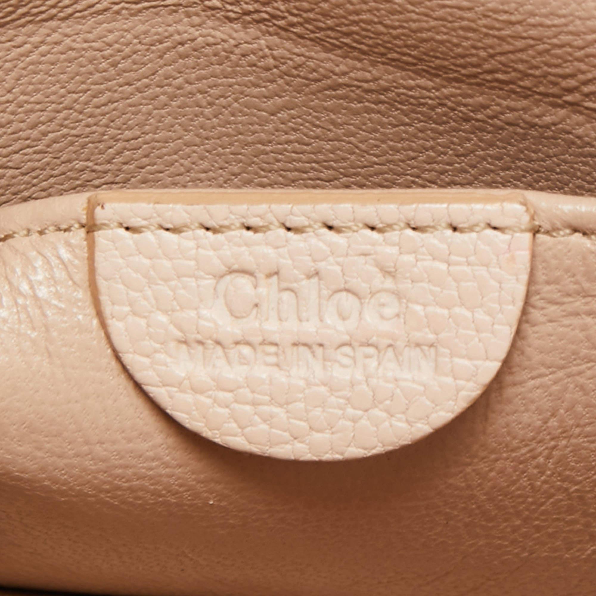 Chloe Blush Pink Leather Mini Elsie Crossbody Bag 6