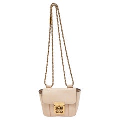 Chloe Blush Pink Leather Mini Elsie Crossbody Bag