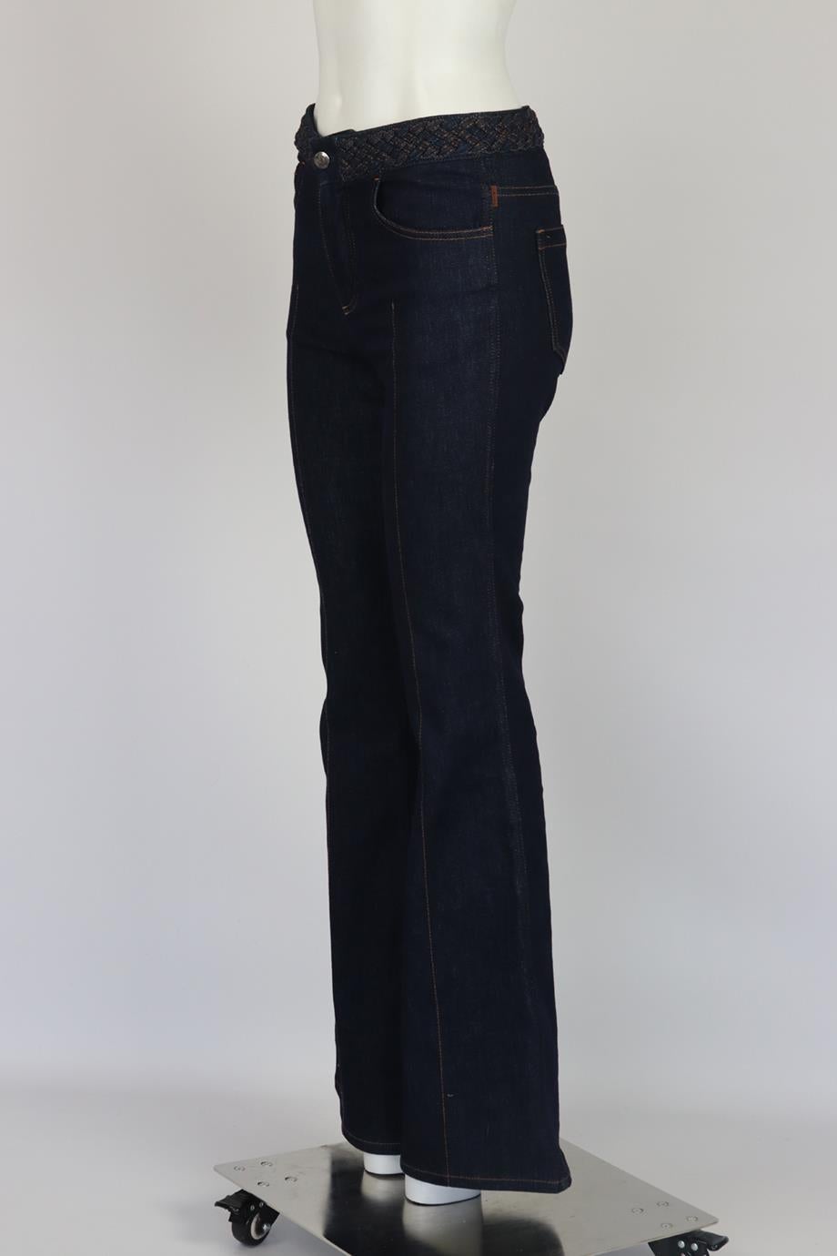 chloe braided jeans