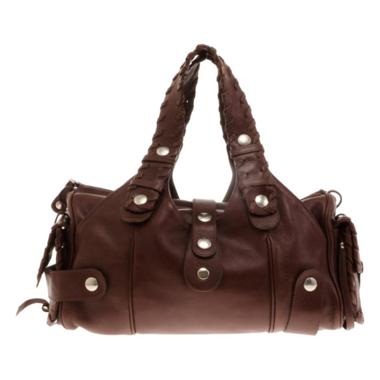 Chloe Brown Buffalo Leather Silverado Bag For Sale at 1stDibs | chloe ...