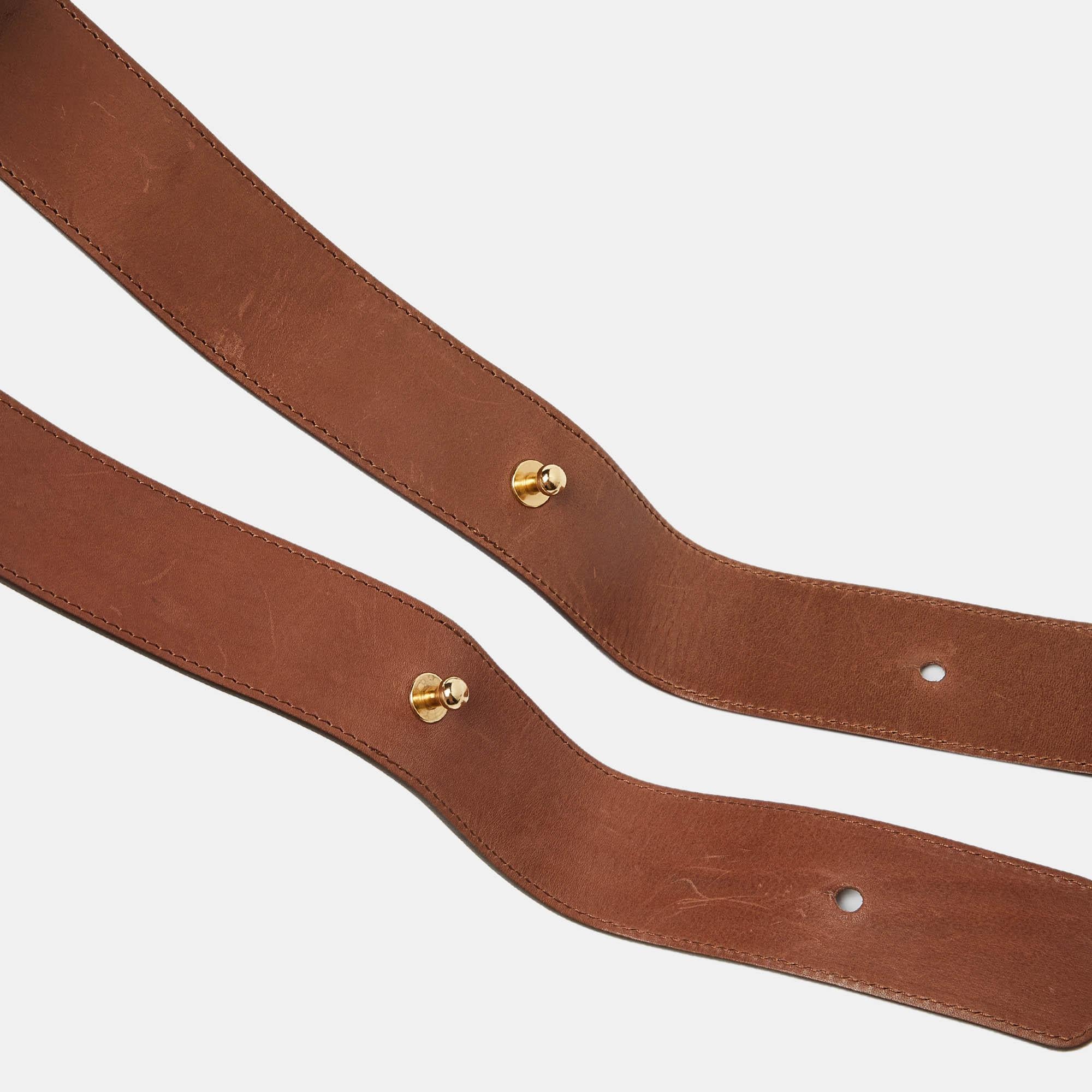 Elevate your style quotient with this designer belt. Crafted to perfection it exudes sophistication and luxury making it the ultimate accessory for those who demand both quality and fashion.