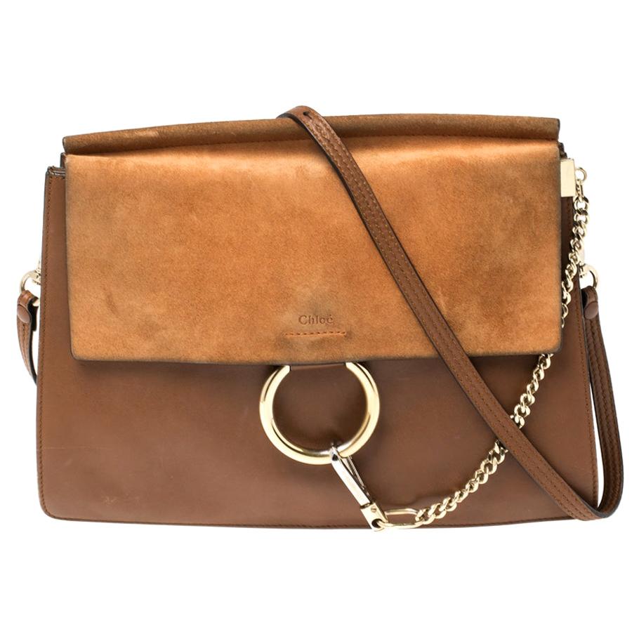 Chloe Brown Leather and Suede Medium Faye Shoulder Bag at 1stDibs | chloe  bag, chloe brown bag, chloe bag brown