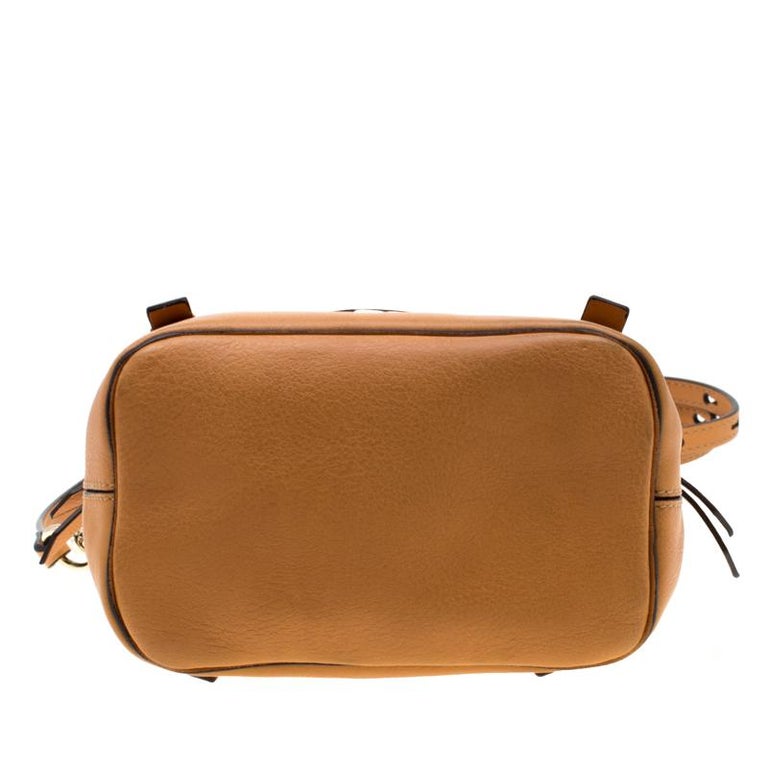 Chloe Brown Leather and Suede Mini Faye Daye Shoulder Bag For Sale at ...