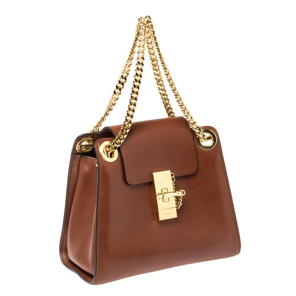 Women's Chloé Brown Leather Annie Shoulder Bag