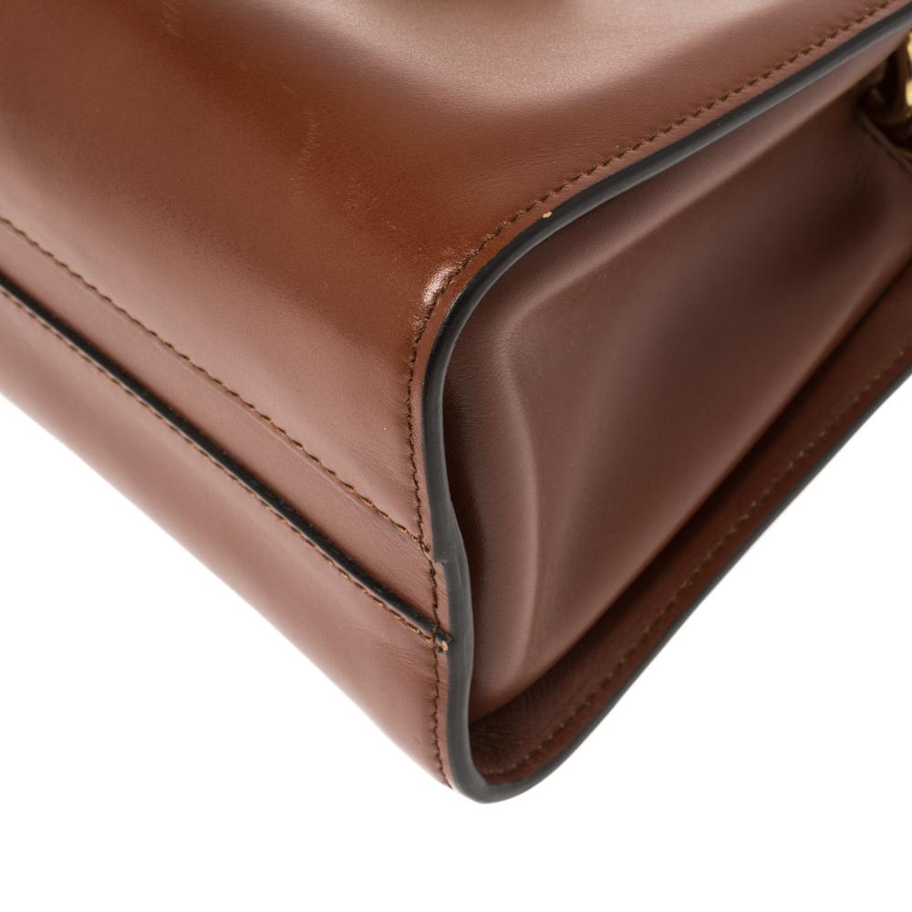 Chloé Brown Leather Annie Shoulder Bag 3