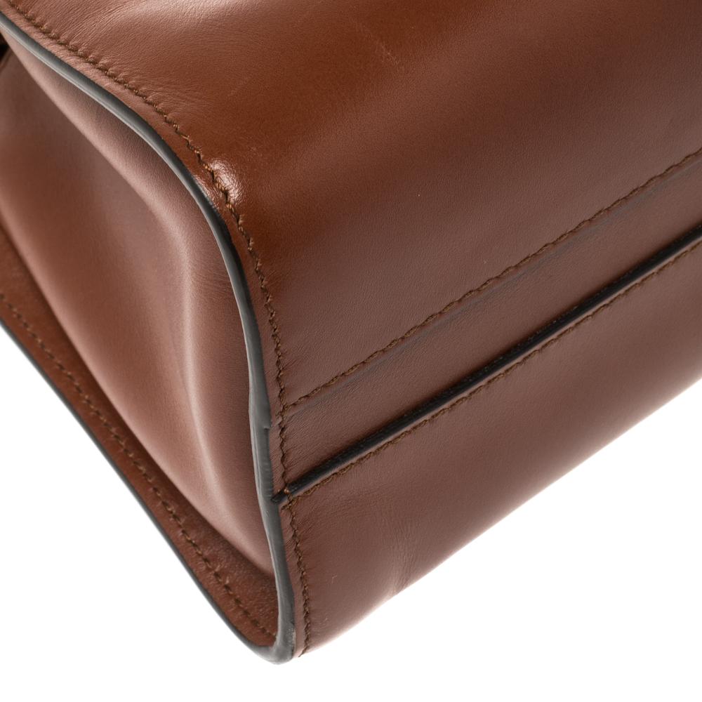 Chloé Brown Leather Annie Shoulder Bag 4