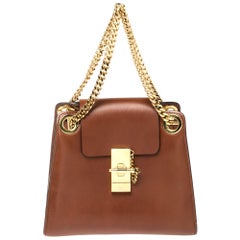 Chloé Brown Leather Annie Shoulder Bag