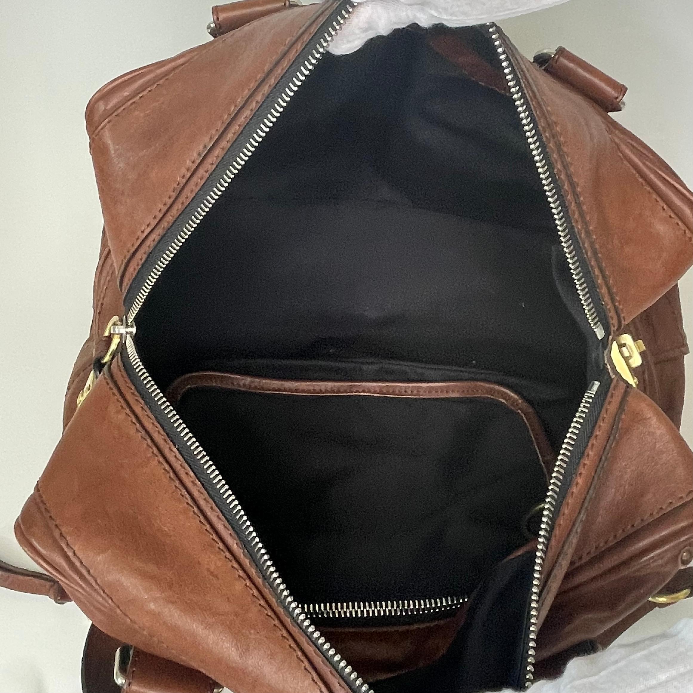 Borsa a tracolla Betty in pelle marrone di Chloe 4