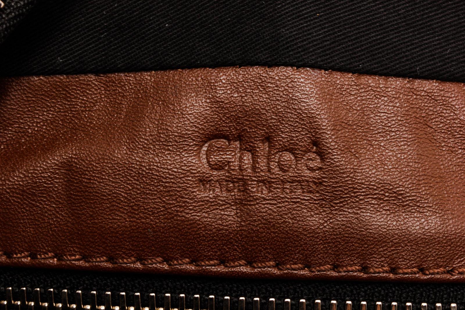 Chloe Brown Leather Betty Shoulder Bag with gold-tone hardware, rbrown leather In Good Condition In Irvine, CA