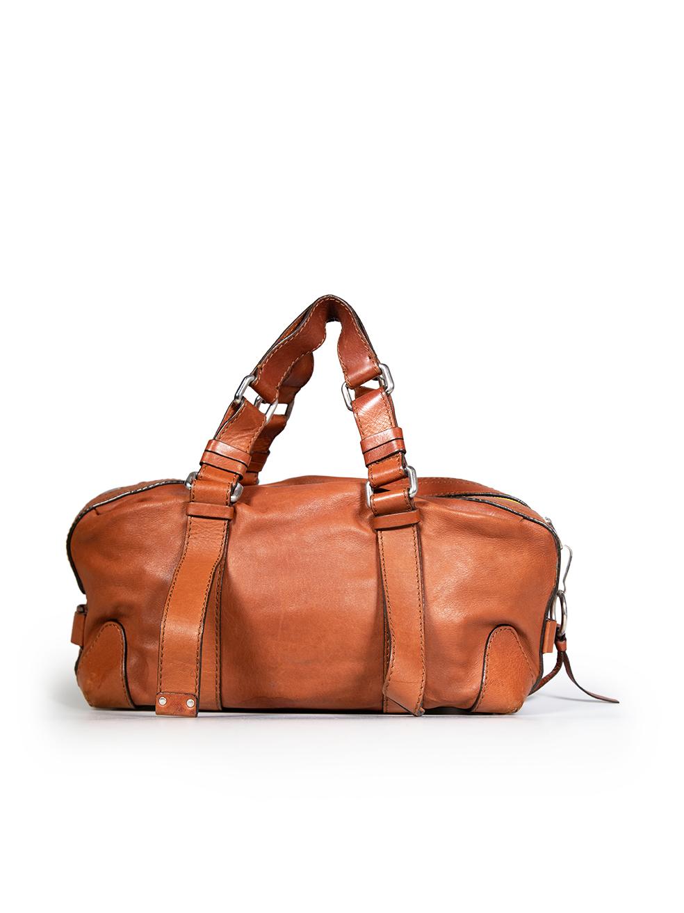 Chloé Brown Leather Bowler Bag In Good Condition In London, GB