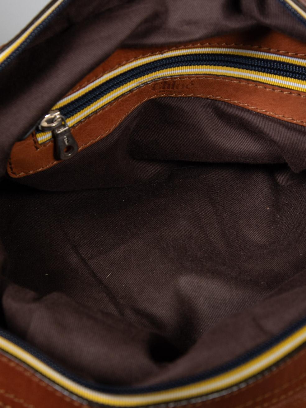 Chloé Brown Leather Bowler Bag 2