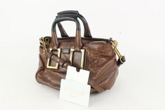 Chloé Brown Leather Ethel 2way Tote Bag 108cl2