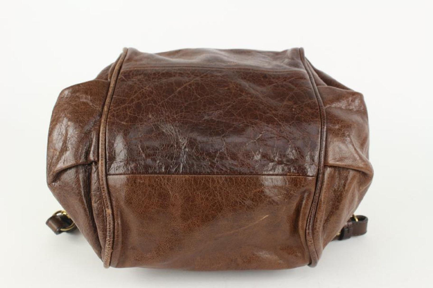 Chloé Brown Leather Ethel 2way Tote Bag 108cl2 en vente 2
