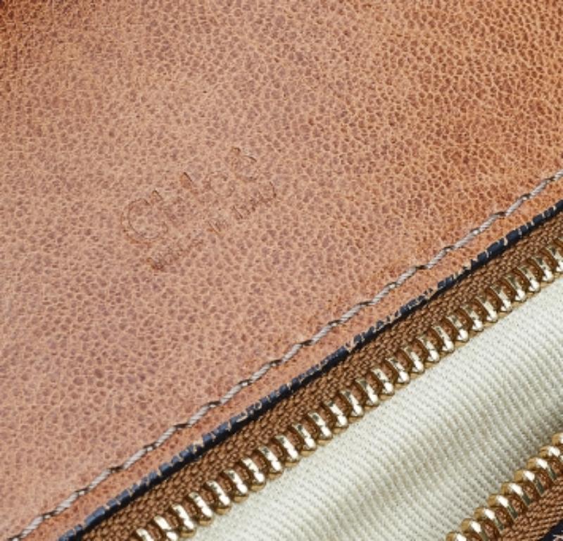 Chloe Brown Leather Heloise Large Satchel 4