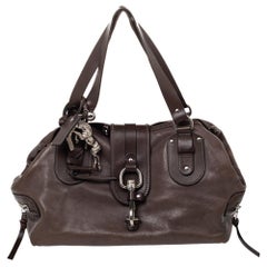 Chloe Brown Leather Kerala Satchel