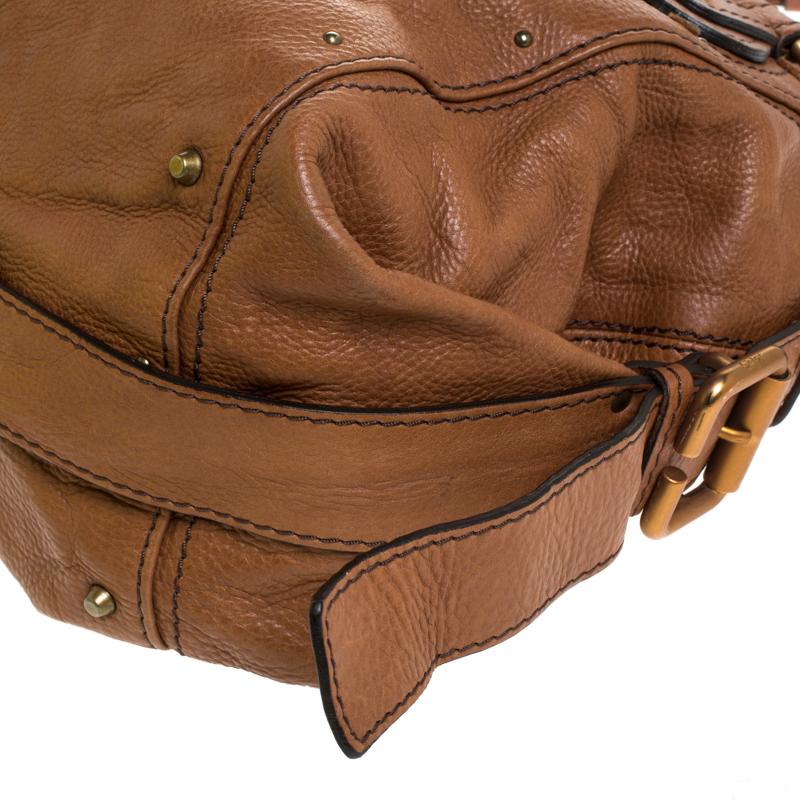 Chloe Brown Leather Large Paddington Shoulder Bag 4