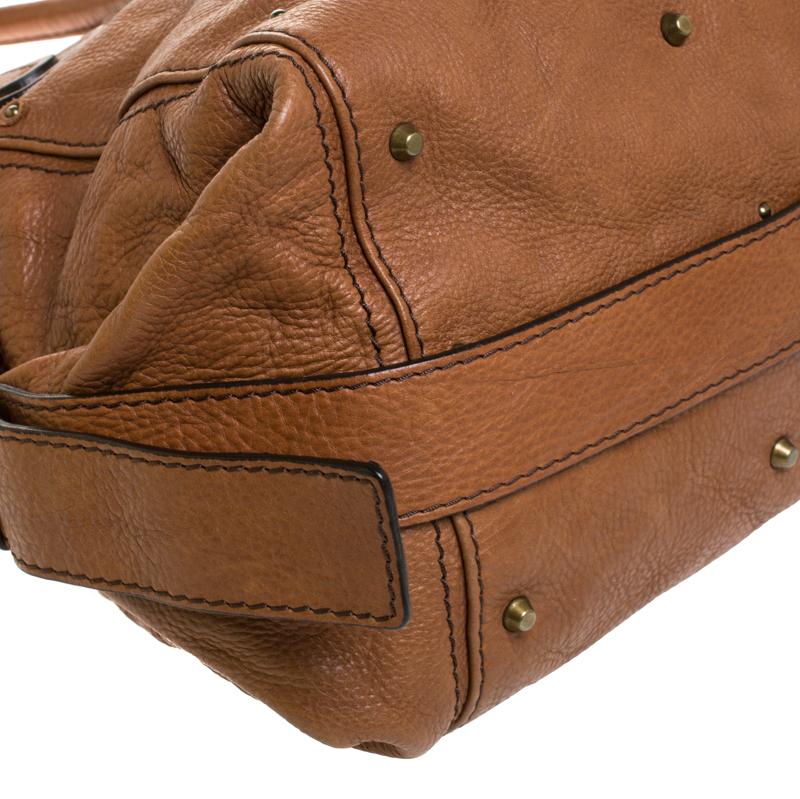 Chloe Brown Leather Large Paddington Shoulder Bag 5