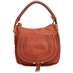 Chloe Brown Leather Marcie Handbag