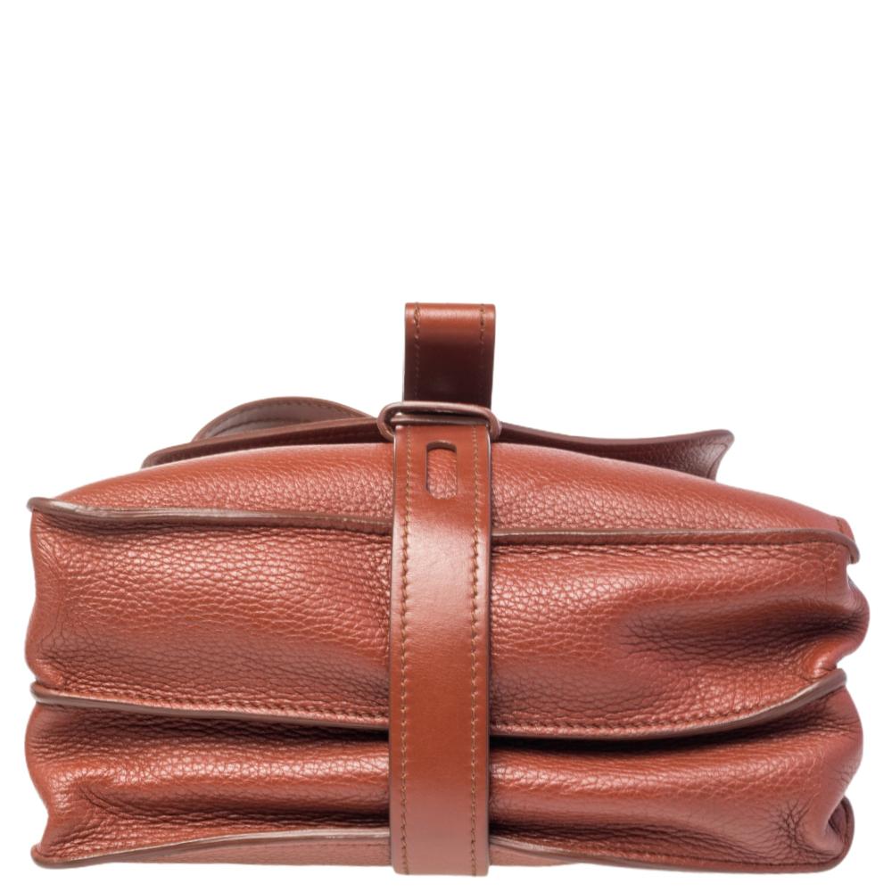 Chloe Brown Leather Medium Aby Day Top Handle Bag 5