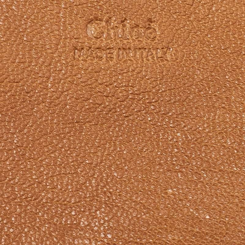 Chloe Brown Leather Medium Drew Shoulder Bag For Sale 2