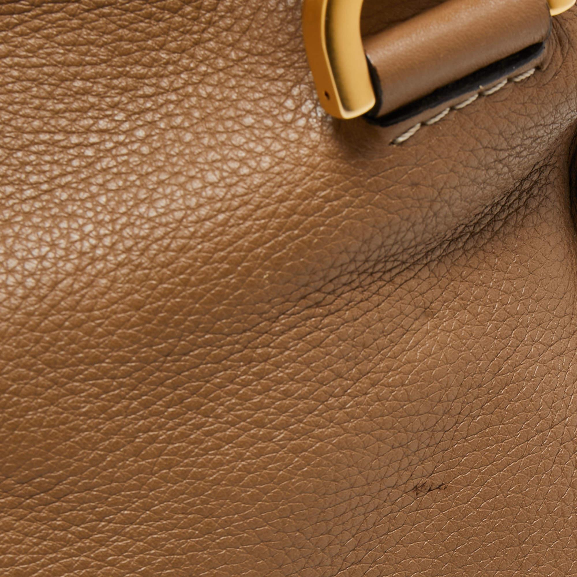 Chloe Brown Leather Medium Marcie Shoulder Bag 8