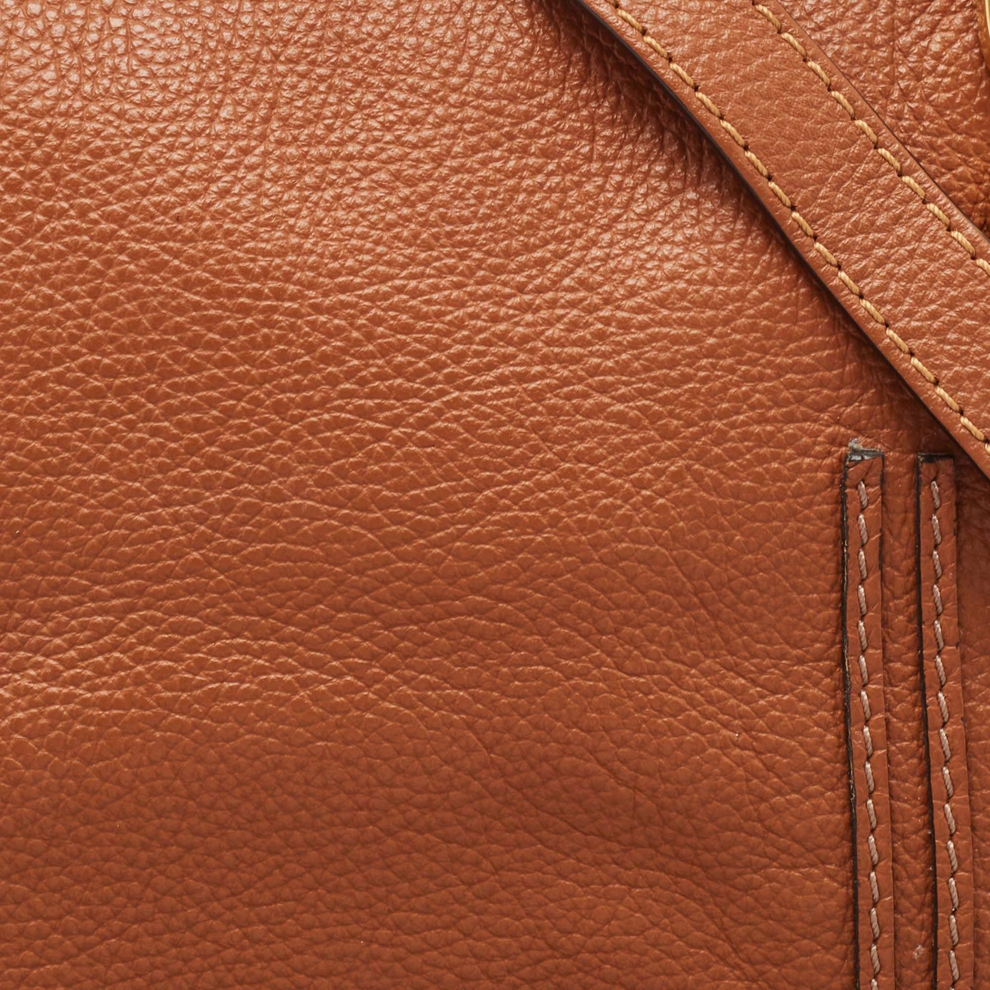 Chloe Brown Leather Medium Marcie Top Handle Bag 9