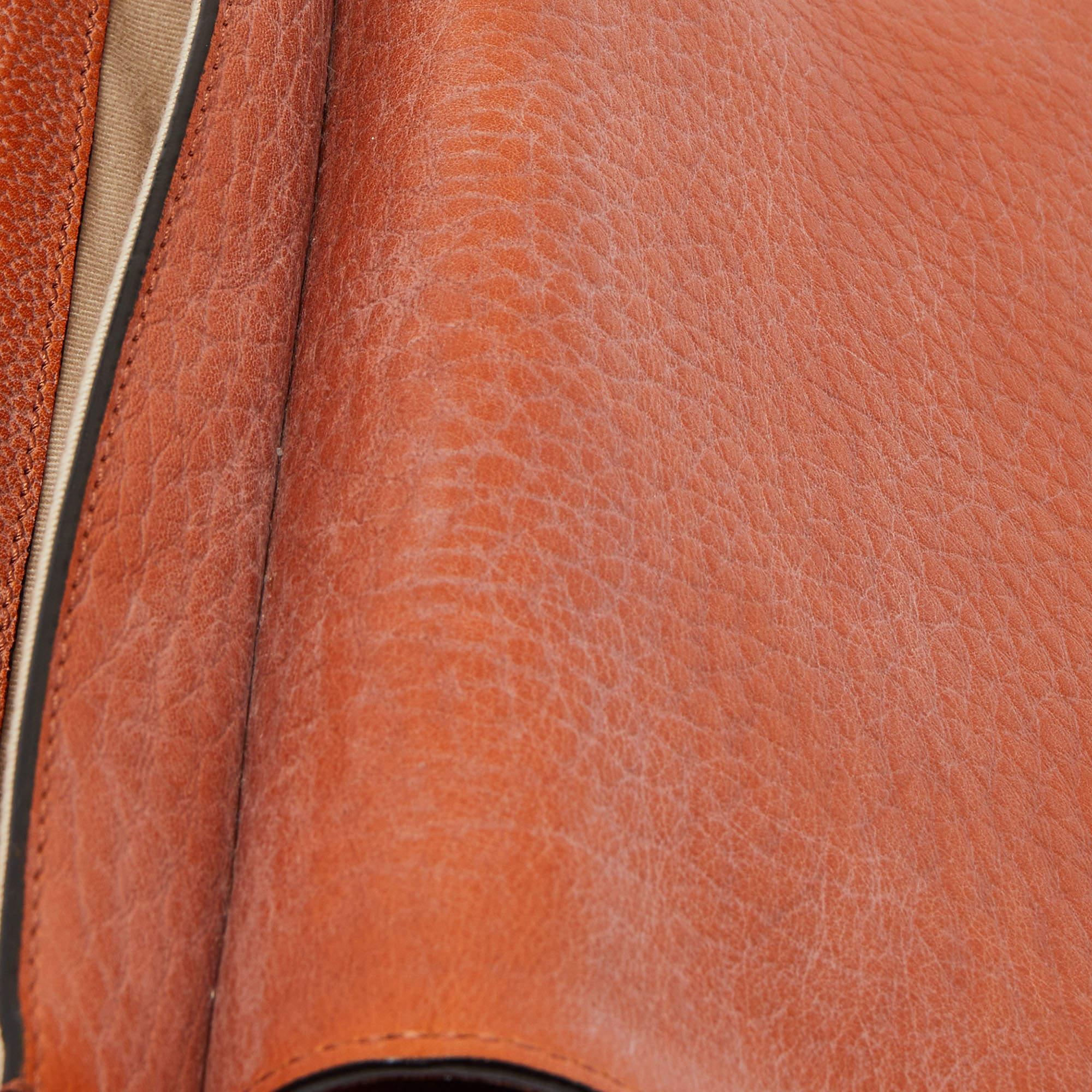 Chloe Brown Leather Medium Sally Shoulder Bag For Sale 7