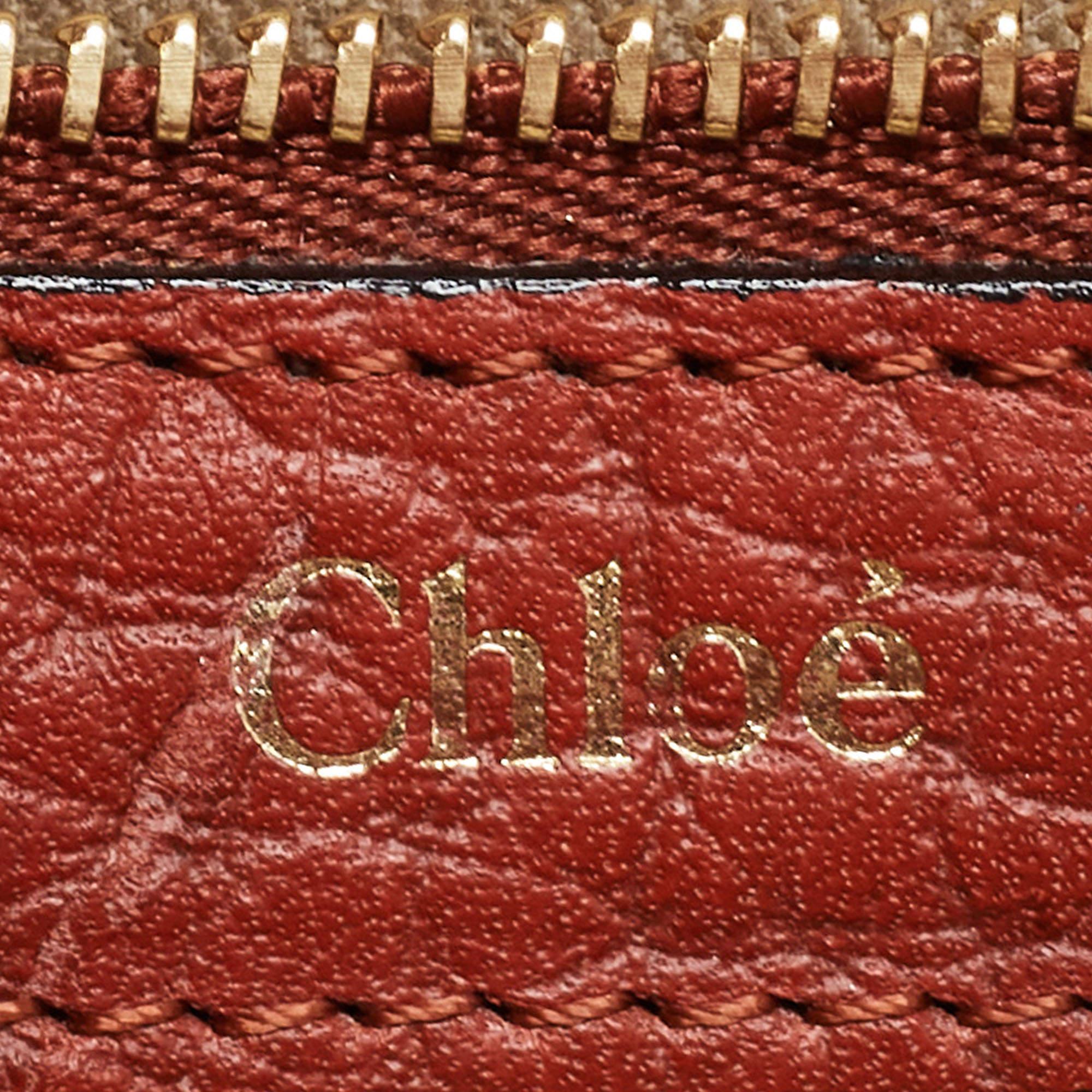 Chloe Brown Leather Medium Sally Shoulder Bag 11