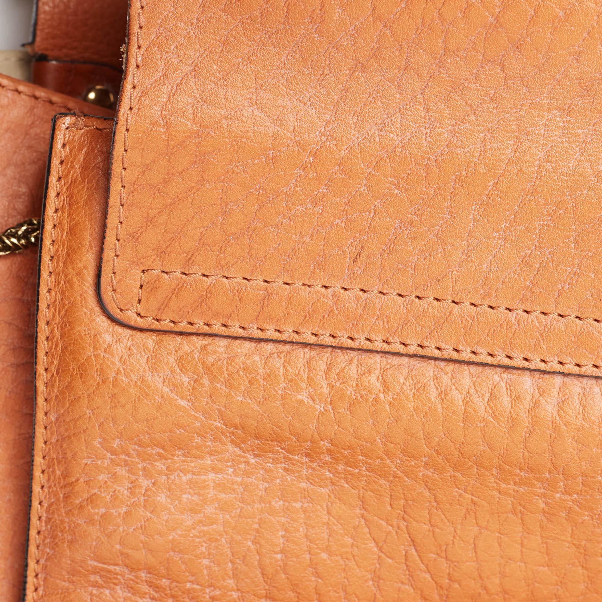 Chloe Brown Leather Medium Sally Shoulder Bag 4