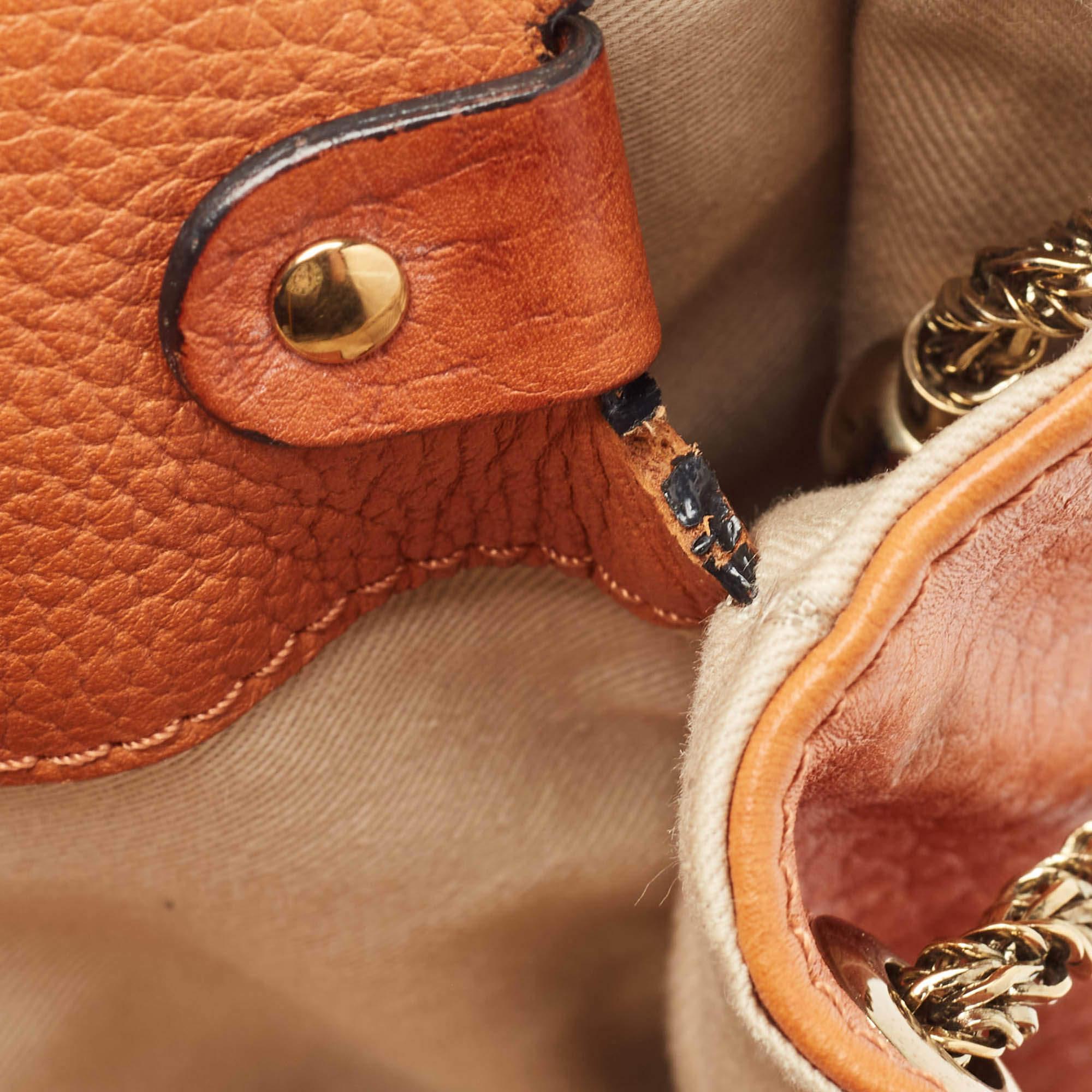 Chloe Brown Leather Medium Sally Shoulder Bag 5