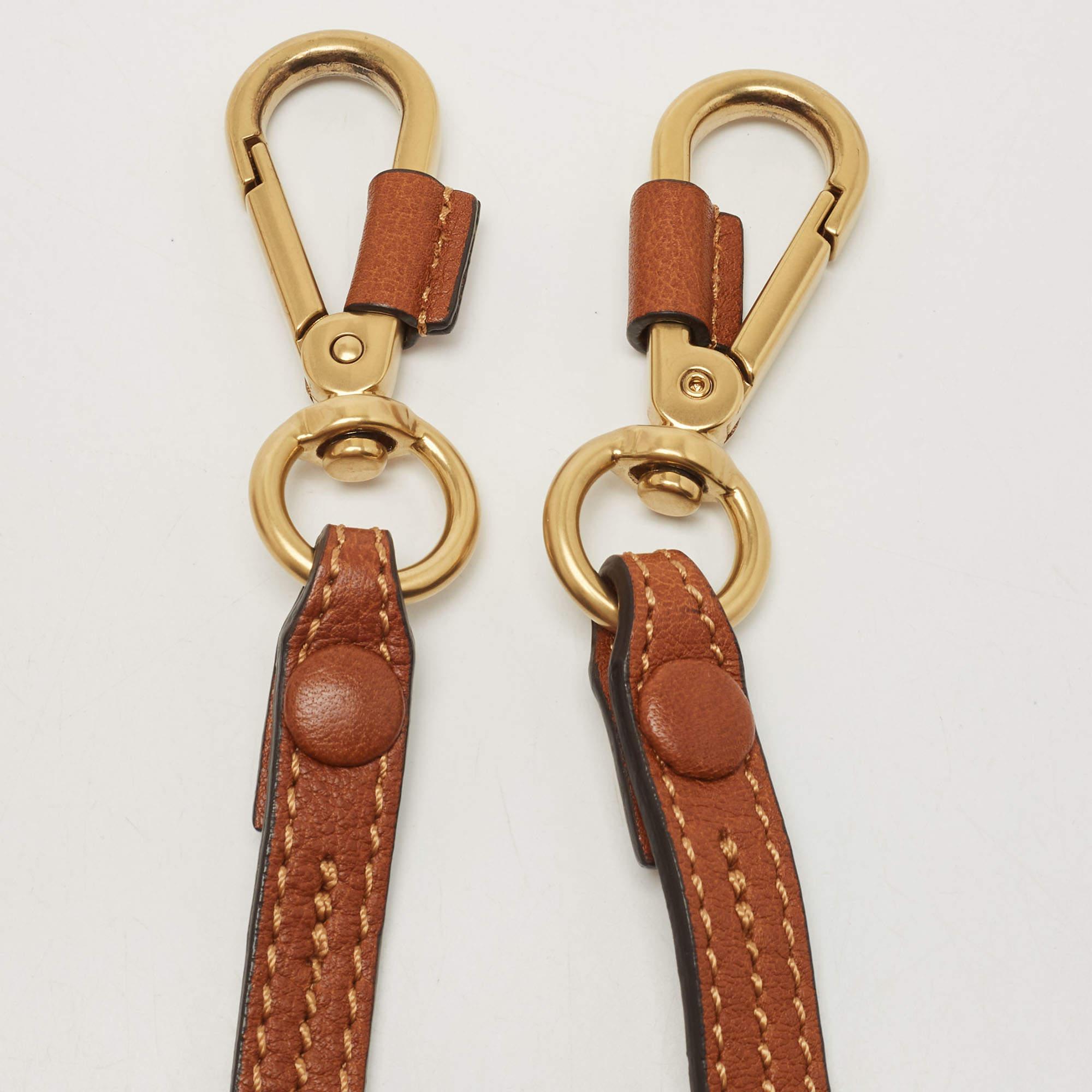 Chloé Brown Leather Nile Bracelet Minaudiere Crossbody Bag 10