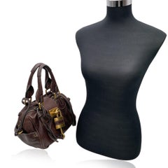 Chloe Brown Leather Paddington Bag Tote Satchel Handbag